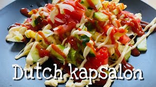 Easy Fastfood  Kebab Recipe  Dutch Style Kapsalon  Best Snack Food [upl. by Crissie]