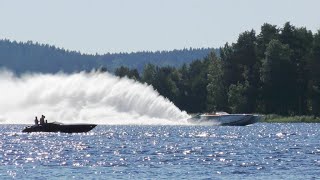 Poker Runn  Falun Del 22 Lake Runn Speed Boat [upl. by Hovey]