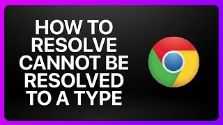 How To Resolve Chromedriver Cannot Be Resolved To A Type Tutorial [upl. by Notgnirrac306]