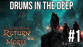 Delving DEEP into this LOTR Survival Game  Return to Moria  MULTIPLAYER Series Ch 1 [upl. by Hatty]