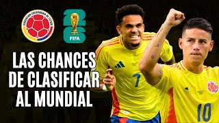 COLOMBIA las PROBABILIDADES DE CLASIFICAR al Mundial 2026 Fechas 712 [upl. by Bob]