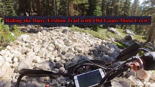 Riding the DusyErshim trail with the Old Goats Moto crew [upl. by Yerdua]