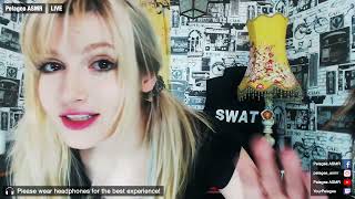 Pelagea ASMR 20180414 SWATTED live on stream You have the RIGHT to remain TINGLED [upl. by Ressay496]