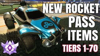 THE BEST GOAL EXPLOSION EVER  NEW ROCKET PASS 3 ITEMS SHOWCASE  PRO 2V2 [upl. by Nyladnor]