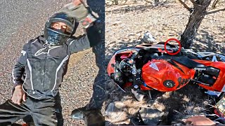 BIKE FALLS OFF A CLIFF  Unbelievable Epic and Crazy Motorcycle Moments 2024 [upl. by Annalise]