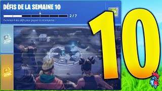 DEFIS SEMAINE 10 SAISON 8 SUR FORTNITE BATTLE ROYALE [upl. by Yllil]