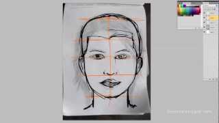 Corrections de dessins le visage  Part 1  dessinerenlignecom [upl. by Danyette]