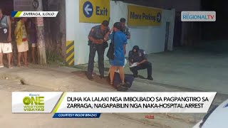 One Western Visayas Duha ka Lalaki nga Imbolbado sa Pagpangtiro sa Zarraga Nakahospital Arrest [upl. by Rhiamon]