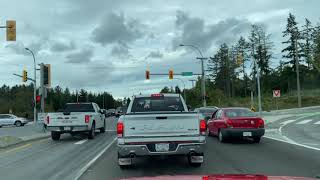 Driving from Victoria to Swartz Bay Ferry Terminal  Tour of Vancouver Island [upl. by Carrnan769]