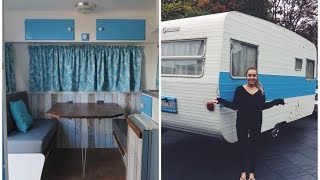 Franklin Vintage Caravan Renovation  TINY HOUSE [upl. by Meela]