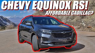 IS the 2022 CHEVY EQUINOX BETTER than a TOYOTA RAV4 or HONDA CRV  2022 Chevy Equinox RS Car Review [upl. by Assennej]