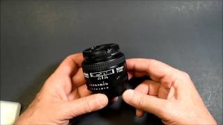 AF Nikkor 50mm f1 4D Lens Unboxing [upl. by Spanos980]