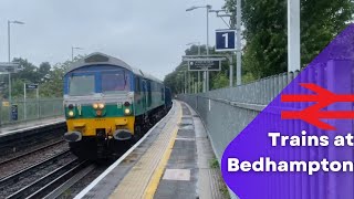 Trains at Bedhampton 09072024 [upl. by Aillicec]