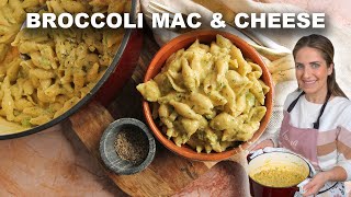 One Pot Broccoli Cheddar Mac amp Cheese  30 Minute Recipe [upl. by Gardel]