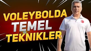 VOLEYBOLDA TEMEL TEKNİKLER VOLEYBOLDA PASVOLEYBOL DA SERVİSVOLEYBOLDA SMAÇ VE VOLEYBOLDA PLASE [upl. by Ietta644]