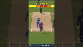 N Thusara Vs M Pathirana Bowling Comparison  Gamers Hub realcricket24 rc24 cricket shorts [upl. by Belter]