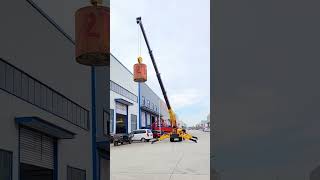 Small spider crane crawler crane mobile small crane spider crane micro crane [upl. by Ikcim]