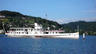 Paddle Steamer Cruise Lucerne [upl. by Mullac]