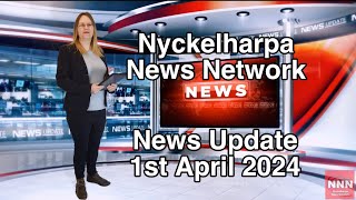 Nyckelharpa News Network  1st April 2024 [upl. by Ahtelat]