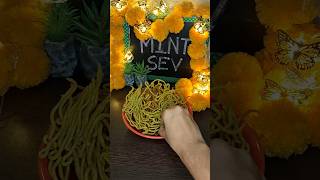 Mint Sev Recipe diwalispecial maharashtra food recipe easyrecipe shorts trending [upl. by Zara]