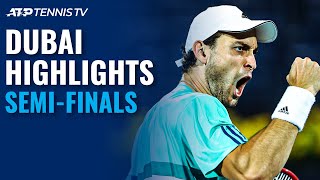 Karatsev vs Rublev Harris vs Shapovalov  Dubai 2021 SemiFinal HIghlights [upl. by Nicolas]