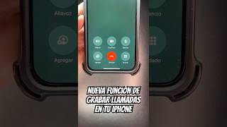 NUEVA FUNCIÓN EN LAS LLAMADAS DE TU IPHONE  Shorts [upl. by Toshiko]