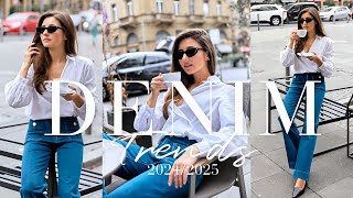 Herbst JEANS TRENDS 202425 Neue amp alte Denim Styles  fashiontrends [upl. by Eillit]