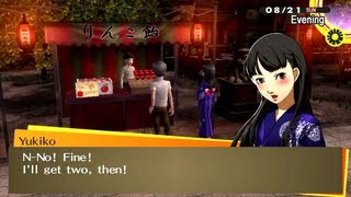 HD PS Vita Persona 4 Golden  Summer Festival Date Yukiko [upl. by Alexa]