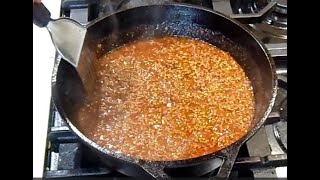 Best Spicy Hot dog Chili Sauce [upl. by Vachil299]