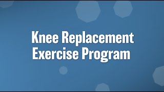 Knee replacement Postop therapeutic exercise demonstration [upl. by Chiquita]