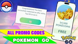 Poke Coins🪙 New Pokemon Go Promo Codes 2024  Pokemon Go New Codes [upl. by Eile584]