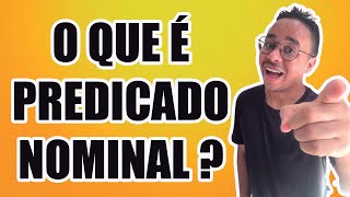 O QUE É PREDICADO NOMINAL [upl. by Gapin]