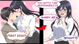 I Accidentally Kissed The Strict And Beautiful Teacher And She Asked Me to Marry Her【RomCom】【Manga】 [upl. by Mallory]