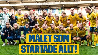 Målet som tog damerna till VM 2019  UPPLEV DET IGEN [upl. by Adnor]