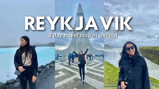 FIRST TIME TRAVELLING TO REYKJAVIK ICELAND 🇮🇸  3Day Travel Vlog Golden Circle Blue Lagoon [upl. by Idnam]