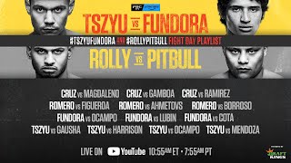 Fight Day Playlist Tszyu vs Fundora  Rolly vs Pitbull [upl. by Kapoor]