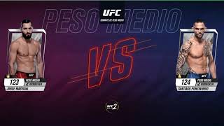 UFC Santiago Ponzinibbio vs Jorge Masvidal mobile [upl. by Dorca]