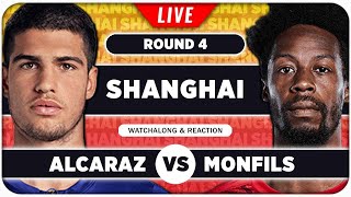 ALCARAZ vs MONFILS • ATP Shanghai 2024 • LIVE Tennis Watchalong Stream [upl. by Yeung]