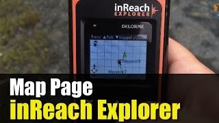 Garmin inReach Explorer  Map Page [upl. by Grissom]