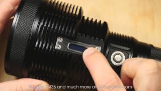 1100m Thrower  Nitecore TM36 Flashlight Extended Review [upl. by Anemolihp]