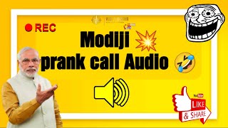 Modiji prank call Audio 🤣💥make your friends fool April fool special video 💥⚡prank vlogvbrodha [upl. by Eerot]