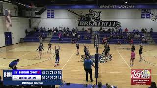 High School Volleyball Breathitt County vs Letcher County Central  09182024 [upl. by Konyn]