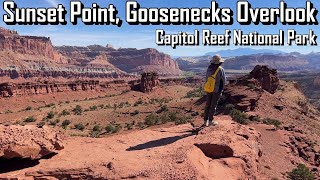 Sunset Point and Goosenecks Overlook  Capitol Reef National Park [upl. by Audry]