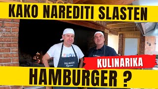 Hamburger  Recept za slasten domač burger 😍 😛 [upl. by Nicolle]