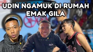 Daily Vlog  UDIN NGAMUK DI RUMAH EMAK GILA MALAH KETEMU UJANG ⁉️  GEREBEG RUMAH EMAK GILA [upl. by Neelasor20]