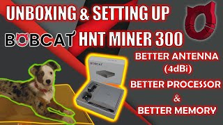 Helium Bobcat Miner 300 HNT Hotspot Unboxing and Setup [upl. by Starbuck]