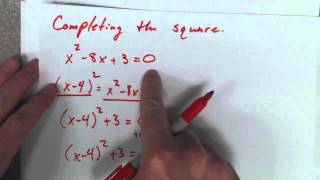 Rewriting equations by quotcompleting the squarequot [upl. by Andra]