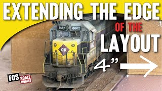 Extending the Edge of the Layout  HO Scale [upl. by Elayne]