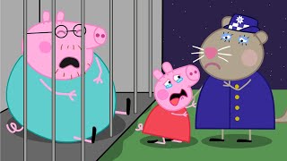 Please police Daddy Pig innocent  Peppa Pig Funny Animation [upl. by Lander]