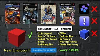 Cara Bermain PS2 di Android Terbaru Emulator PS2 Android Offline  lancar banget cuy di hp kentang [upl. by Blight682]